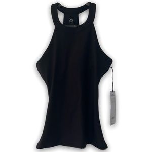 ALO Yoga Women’s Ribbed Insight Tank in Black
